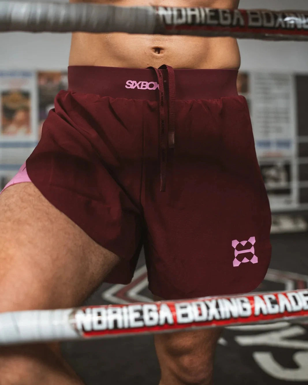 Conjunto Rosa · Camiseta Built For This Sh*t + Short Discipline